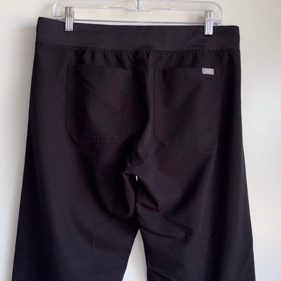 FIGS Livingston Scrub Pants Size Medium Petite Black - Picture 4 of 11